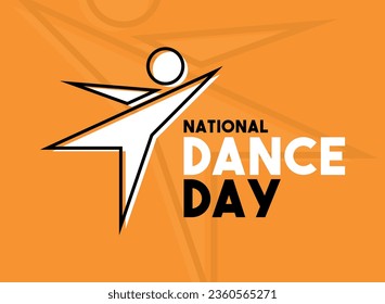 National Dance Day. Third Saturday in September. Eps 10.