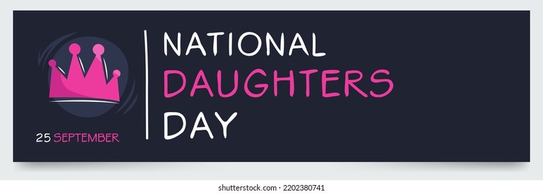 National Daughters Day, held on 25 September.