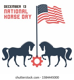 National Day of the Horse is observed annually on December 13