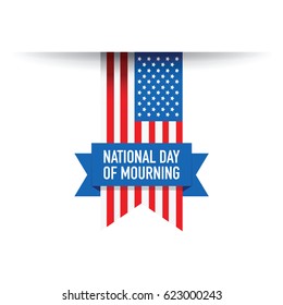 national day of mourning flag