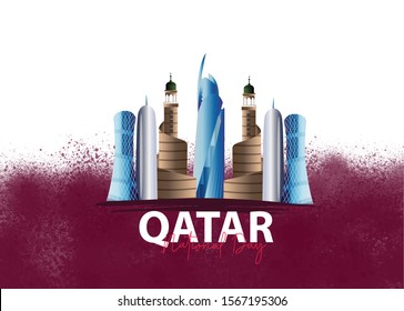 National Day of Qatar. a national holiday celebrating