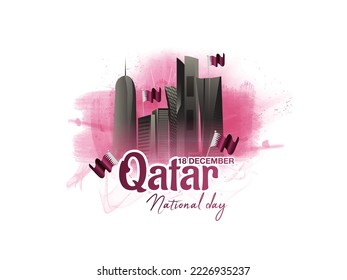 National Day of Qatar. a national holiday celebrating the union and gaining independence Qatar December 18 capital of Doha