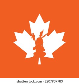 National Day of Truth and Reconciliation. 30 September. Vector illustration.