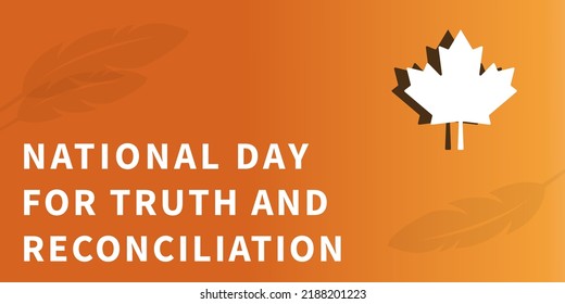 National day for truth and reconciliation, every child matters, orange shirt day, september 30th, social media post, banner concept, suitable for sale, social media post, vector illustration, canada.