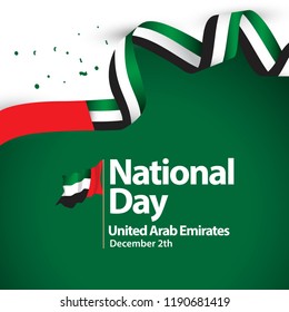 National Day United Arab Emirates Vector Template Design Illustration