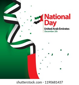 National Day United Arab Emirates Vector Template Design Illustration
