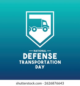 National Defense Transportation Day. May. Gradient background. Eps 10.