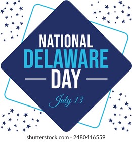 National Delaware day wallpaper, background, poster, cards, banner. 
National Delaware day background. Vector EPS 10.