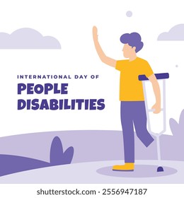 National Disability Awareness Day Celebrate Illustration