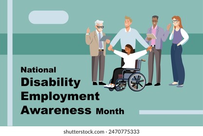 National Disability Employment Awareness Month, held on October.