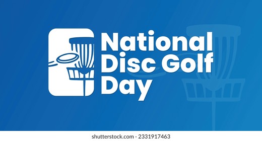 National Disc Golf Day, August 5, Social Media Post, Web, Poster, Hintergrund, Grußkarte, Banner Konzept, geeignet für den Verkauf, Vektorgrafik. 