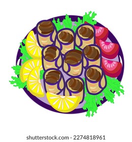 The national dish of Asia .A plate of ready-made food. Poster menu advertising restaurant.