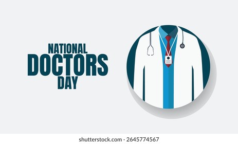 National Doctors Day, Thank You for Saving Lives design templet