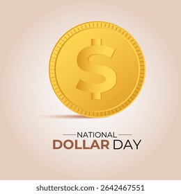 National Dollar Day, observed annually on August 8th, commemorates the creation of the U.S. monetary system. Creating for web banner, cards, prints, social media, poster, flyer and background design.