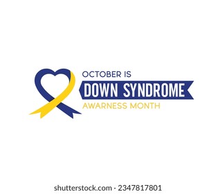 National Down Syndrome awareness Month is observed each year during October