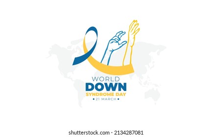 National Down Syndrome Day 2022 Vector
