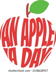 National Eat a Red Apple Day. Holiday concept. Template for banner, card, poster.