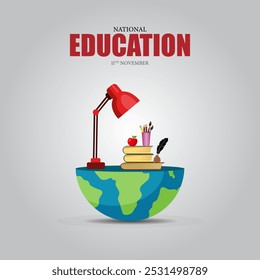 El Día Nacional de la Educación se celebra anualmente en la India el 11 de noviembre para conmemorar el aniversario del nacimiento de Maulana Abul Kalam Azad, el primer ministro de Educación en la India independiente.