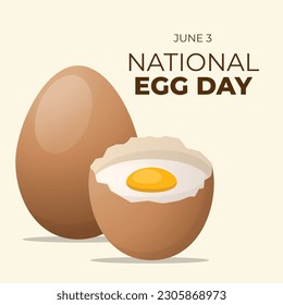national egg day design template for celebration. national egg day event design. egg vector illustration. eggs heart shape. flat design. generative ai.