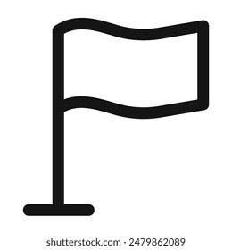 National Emblem Flag Icon Perfect for Country Representation