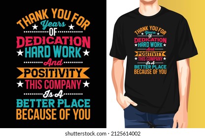 National Employee Appreciation Day typography t-shirt design.