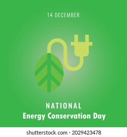 
National Energy Conservation Day, Vector illustration design.