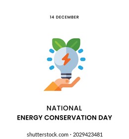 
National Energy Conservation Day, Vector illustration design.