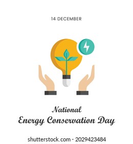 National Energy Conservation Day Vector Illustration Stock Vector ...