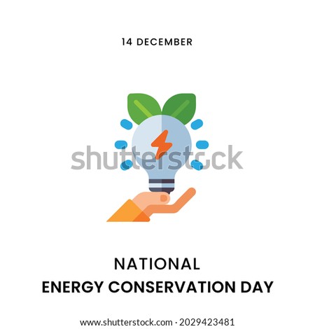 
National Energy Conservation Day, Vector illustration design.