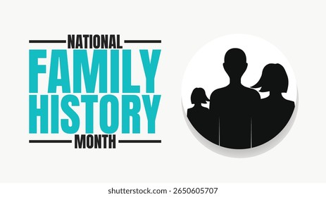 National Family History Month Designs, Genealogy Art and Heritage Templates