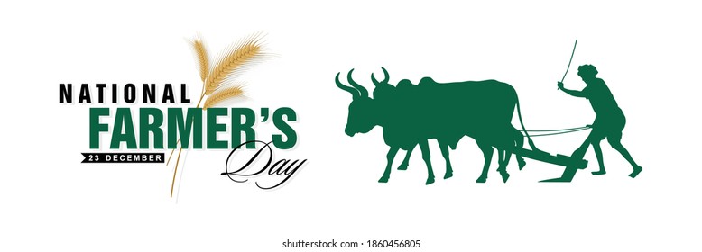 National Farmers Day Banner - Illustration