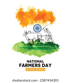 National Farmers Day in India is also known as Kisan Divas in Hindi