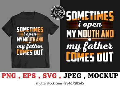 National father day t-shirt design, 4q t-shirt design