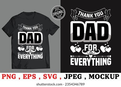 National father day t-shirt design, Graphic Template