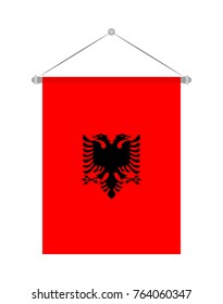 National flag of Albania