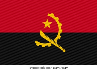 the national flag of angola