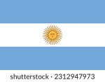 The National Flag of Argentina