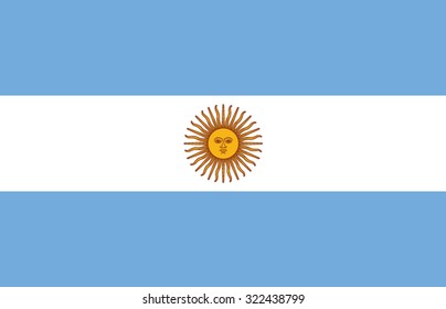 National Flag of Argentina