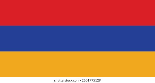 National flag of Armenia vector image