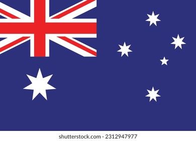 Die Nationalflagge Australiens