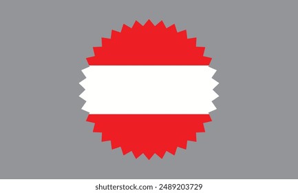 The national flag of Austria