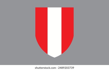 Die Nationalflagge Österreichs