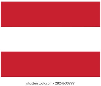 National flag of austria red and white horizontal triband with austrian national horizontal patriotic government identity politics patriotism independence sovereignty heritage isolated