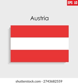 National flag of Austria, a simple yet historic design featuring three equal horizontal bands of red, white, and red. One of the Oldest Flags: It is considered one of the oldest national flags in the world, with its design dating back to the late 12th century.
The Legend: According to legend, the flag originated during the Siege of Acre (1191) when Duke Leopold V’s white surcoat was completely soaked in blood except for a white stripe under his belt.
Symbolism: While the legend is popular, the red and white colors are traditionally the colors of the House of Babenberg, the dynasty that ruled Austria before the Habsburgs.