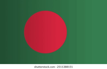 National flag of Bangladesh. Country identity