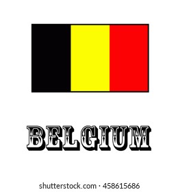 National flag of Belgium
