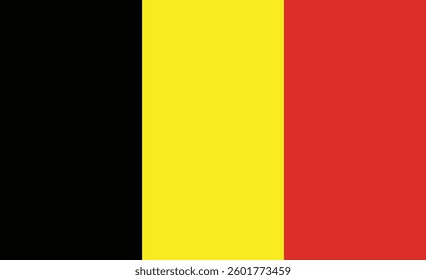 National flag of Belgium vector image