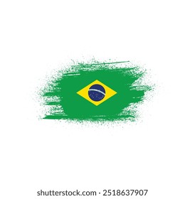 Bandeira Nacional do Brasil Vetor 