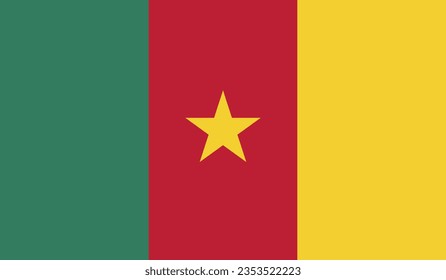 National Flag of Cameroon, Cameroon sign, Cameroon Flag