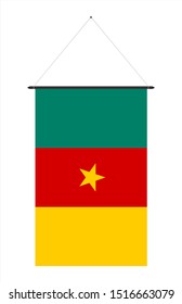 the national flag of cameroon vertical